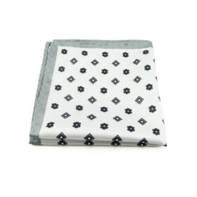 Pochette de costume blanche