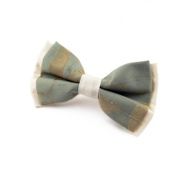 Noeud papillon vert sauge