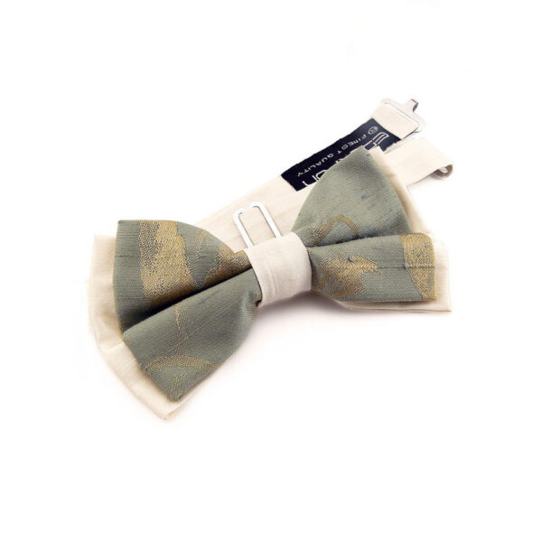 Noeud papillon vert sauge