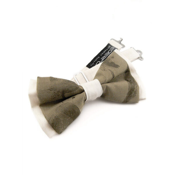 Noeud papillon vert kaki