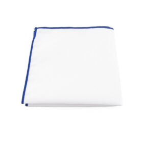 Pochette de costume blanche