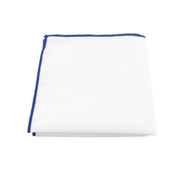 Pochette de costume blanche