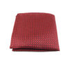 Pochette de costume rouge