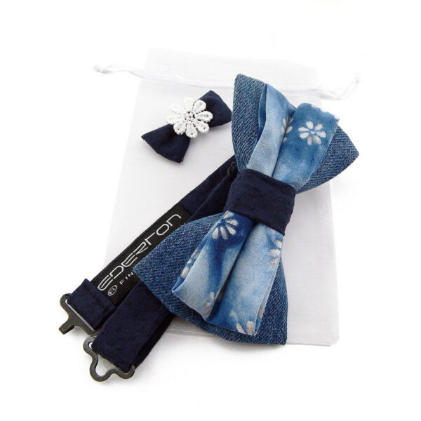 Nœud papillon en jean