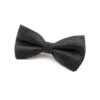 Noeud papillon Noir à pois argent