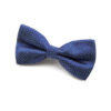 Noeud papillon Bleu roi à pois argent