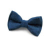 Noeud papillon bleu canard