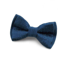 Noeud papillon bleu canard