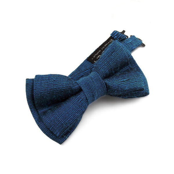 Noeud papillon bleu canard