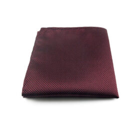 Pochette de costume bordeaux