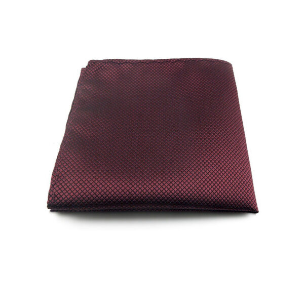Pochette de costume bordeaux