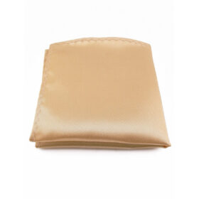 Pochette de costume couleur or