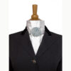 Cravate de dressage blanche et bleue