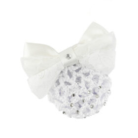 Résille blanche en dentelle