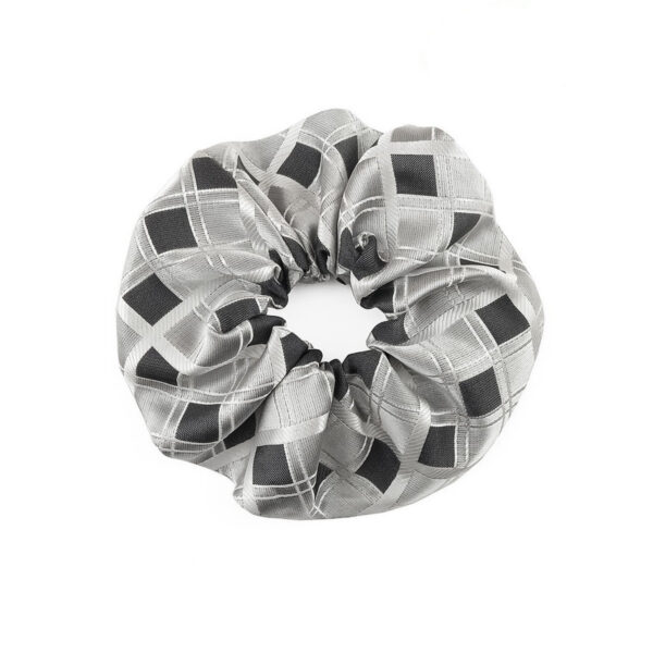 Chouchou gris en soie