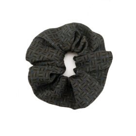 Chouchou gris à motif design