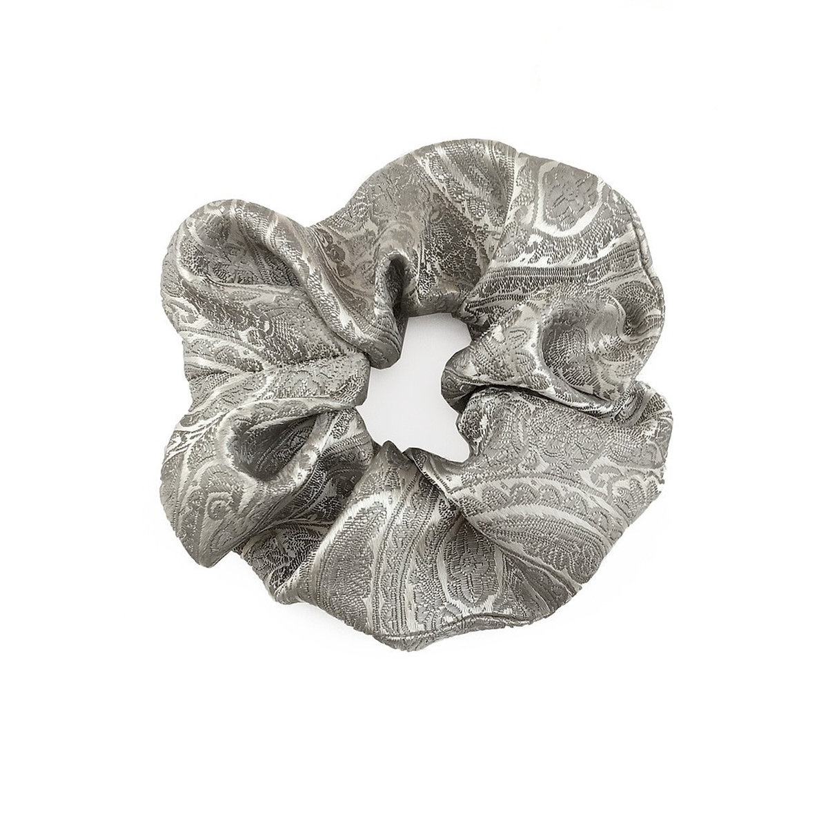 Chouchou gris argent