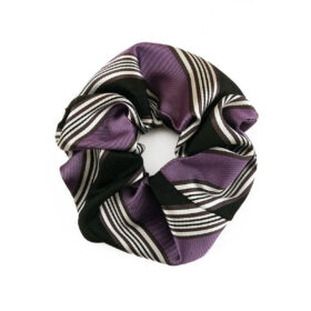 Chouchou violet et noir