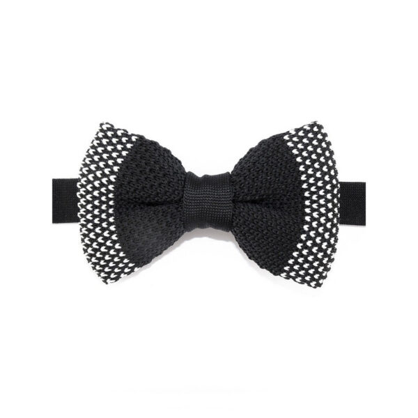 Noeud papillon noir à motif