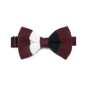 Noeud papillon rayé