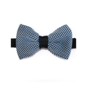 Noeud papillon bleu et noir