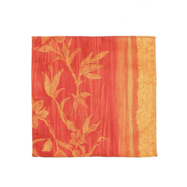 Pochette de costume orange