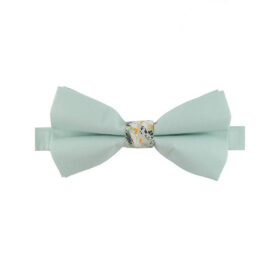 Noeud papillon vert d'eau
