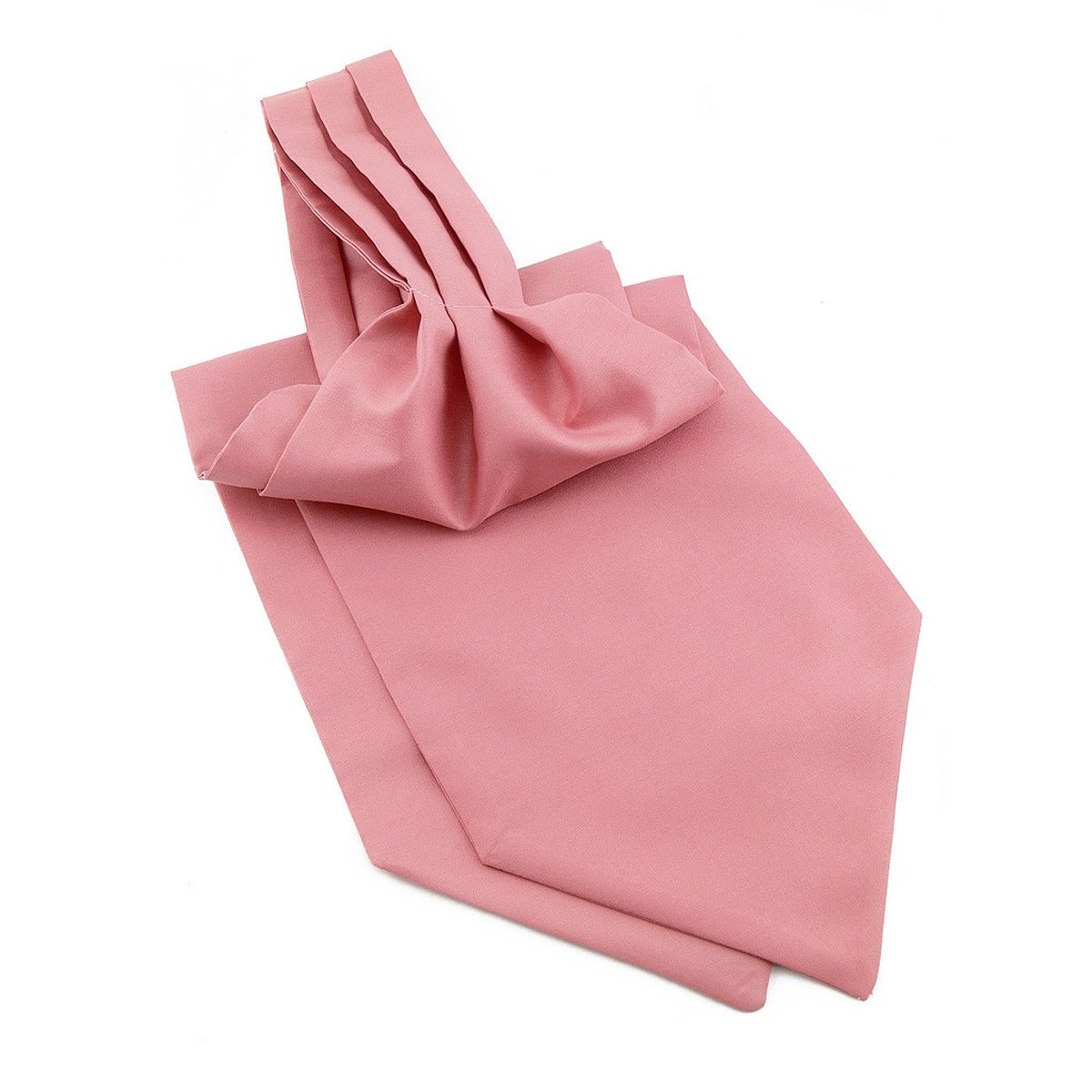 Cravate Ascot saumon