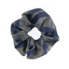 Chouchou tartan bleu et gris