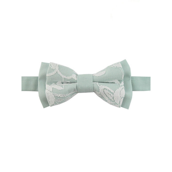 Nœud papillon vert d'eau pour enfant