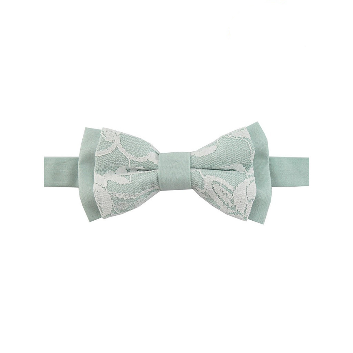 Nœud papillon vert d'eau pour enfant