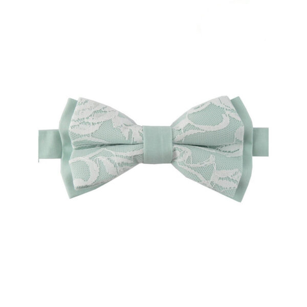 Noeud papillon vert d'eau