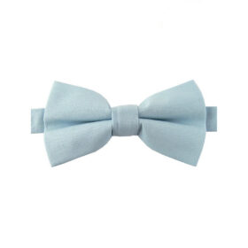 Noeud papillon double bleu clair