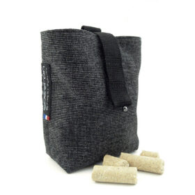 Pochette à friandises gris chiné