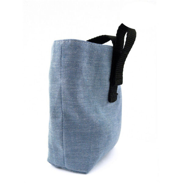 Pochette à friandises bleu denim