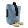 Pochette à friandises bleu denim