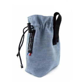 Pochette à friandises bleu denim