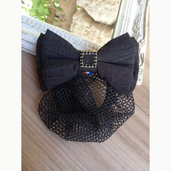 Résille noire et strass