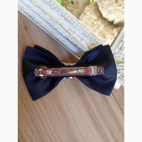 Barrette cheveux bleue avec strass