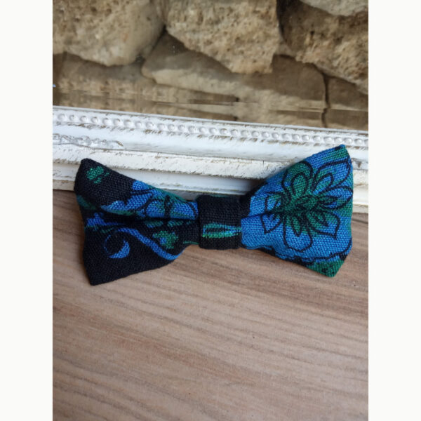 Barrette cheveux noire à motifs