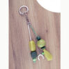 Bijou vert pour licol / sac