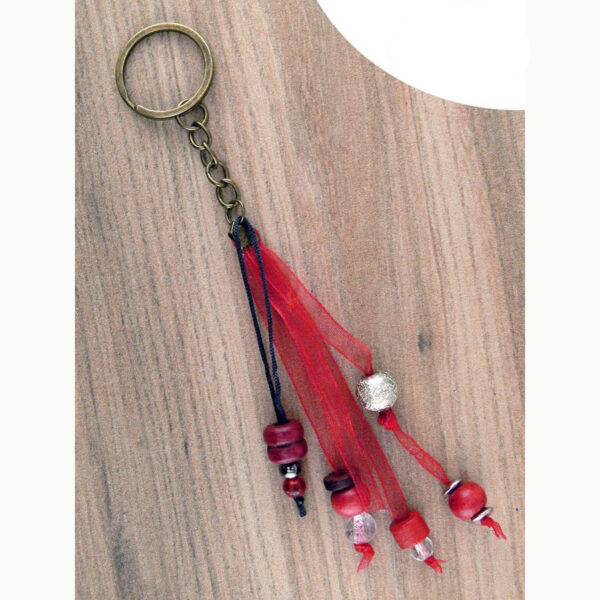 Bijou de licol rouge et or