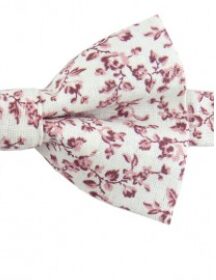 Noeud papillon Liberty vieux rose