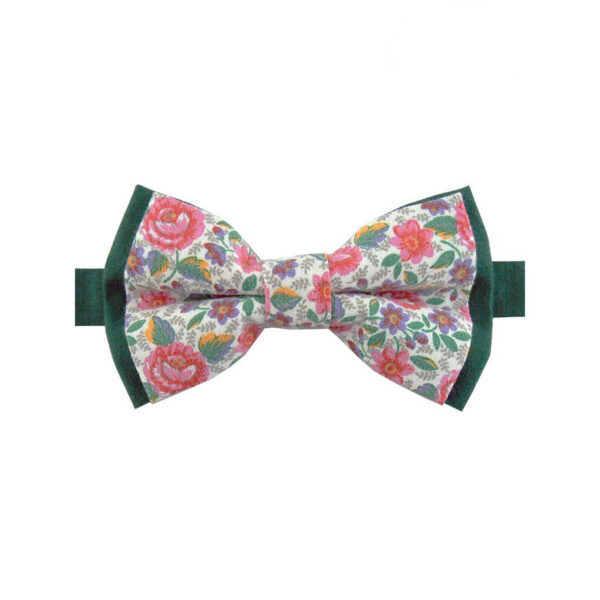 Noeud papillon à fleurs