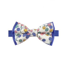 Noeud papillon fleuri