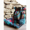 Housses étriers tissu Africain