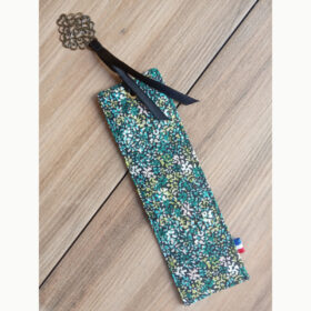 Marque pages Liberty vert sapin