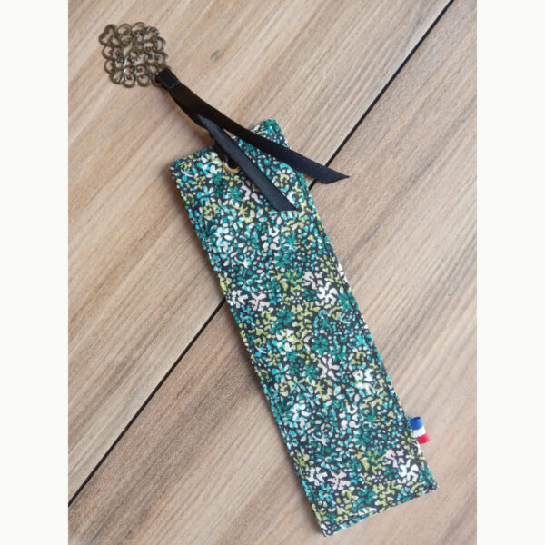 Marque pages Liberty vert sapin