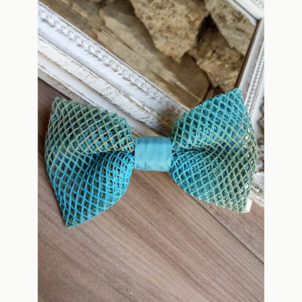 Barrette bleue style filet