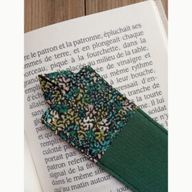 Marque pages vert sapin
